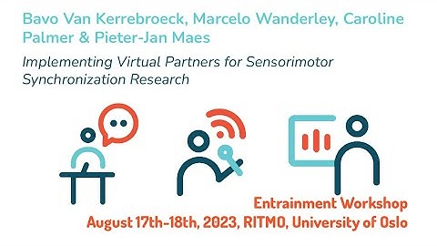 Entrainment 2023: Implementing Virtual Partners for Sensorimotor Sync... (Kerrebroeck et al.)