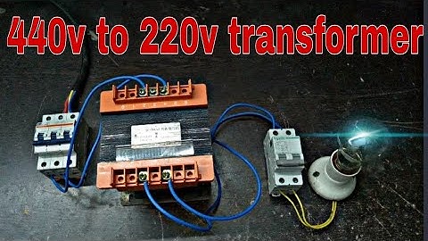 440v to 220v transformer||how to make 440v to 220v||transformer connection ||#electrical viru143