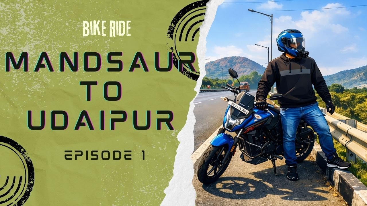 Mandsaur to Udaipur Bike Ride | Pure Riding Experience | Desi torque moto