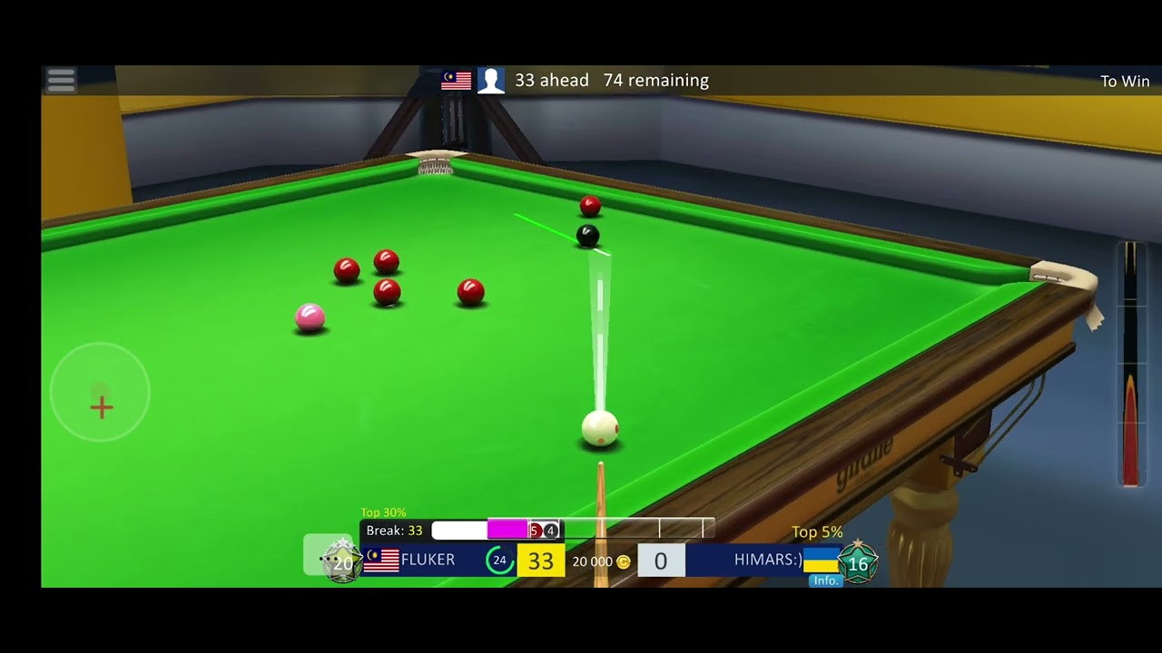 Ronnie O' Sullivan Maximum Break style Snooker Stars 