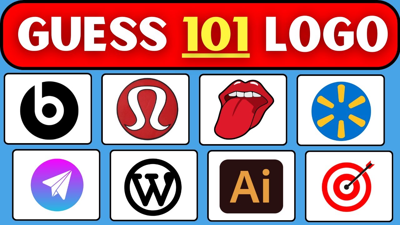Guess 101 Brand Logos? Logo Quiz To Test Your knowledge - YouTube