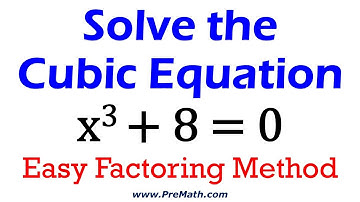 How to Solve Cubic Equations - Easy Factoring Method