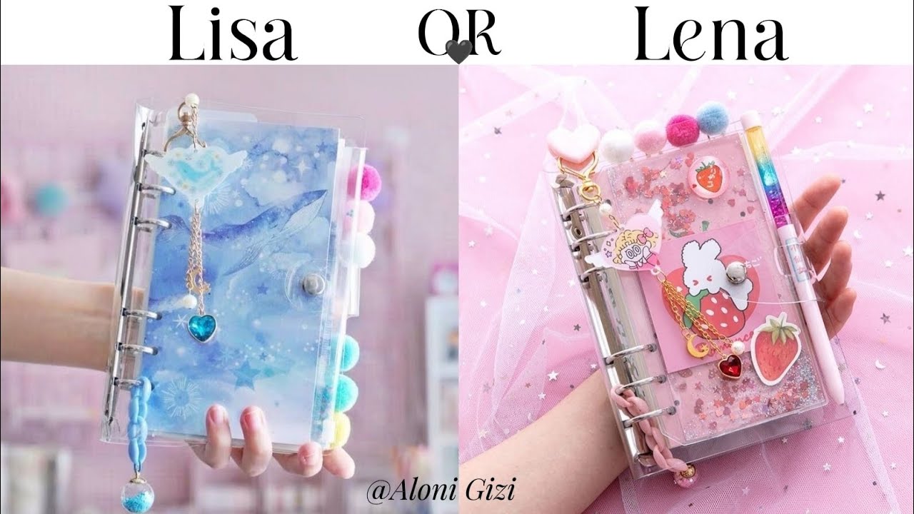 Lisa or Lena 🌷- Cute School Supplies | @AloniGizi