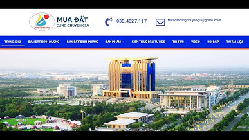 Thiết kế website bất động sản công ty tại Bình Dương [ThegioiWEBaz.net]