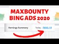 MaxBounty Microsoft Ads (Bing Ads) Tutorial 2020 - Make $400+/Day | CPA Marketing for Beginners 2020