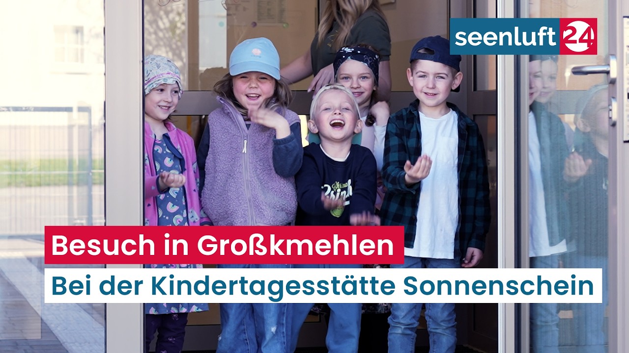 Besuch in Großkmehlen - Bei der neuen Kindertagesstätte „Sonnenschein“