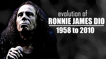 The Evolution of Ronnie James Dio (1958 to 2010)