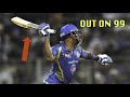 Out on 99199  unluckiest batsmen compilation