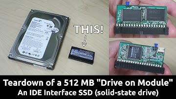 Teardown! 512 MB IDE SSD: "Drive on Module"