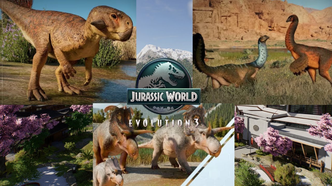 All Jurassic World Evolution 3 Dinosaurs Showcases!!! - YouTube