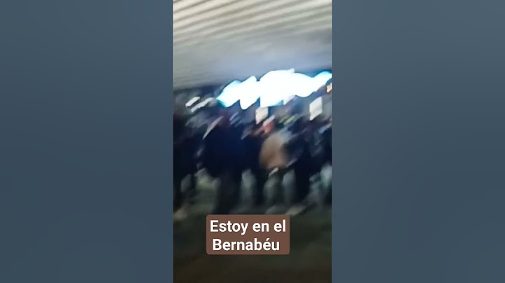 estoy en el Bernabéu