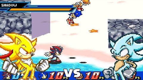 Sonic Battle - Super Shadic VS Super Sonic Blue Mod