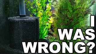 How To Use A Sponge Filter With No Air Pump *UPDATE*