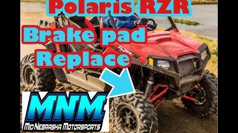 Polaris RZR 570 - How to Replace - Front Disc Brake Pad Replacement