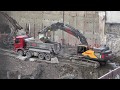 VOLVO EC380E NL meißelt im Schloßgarten | 12.3.2019 | #S21 #stuttgart21