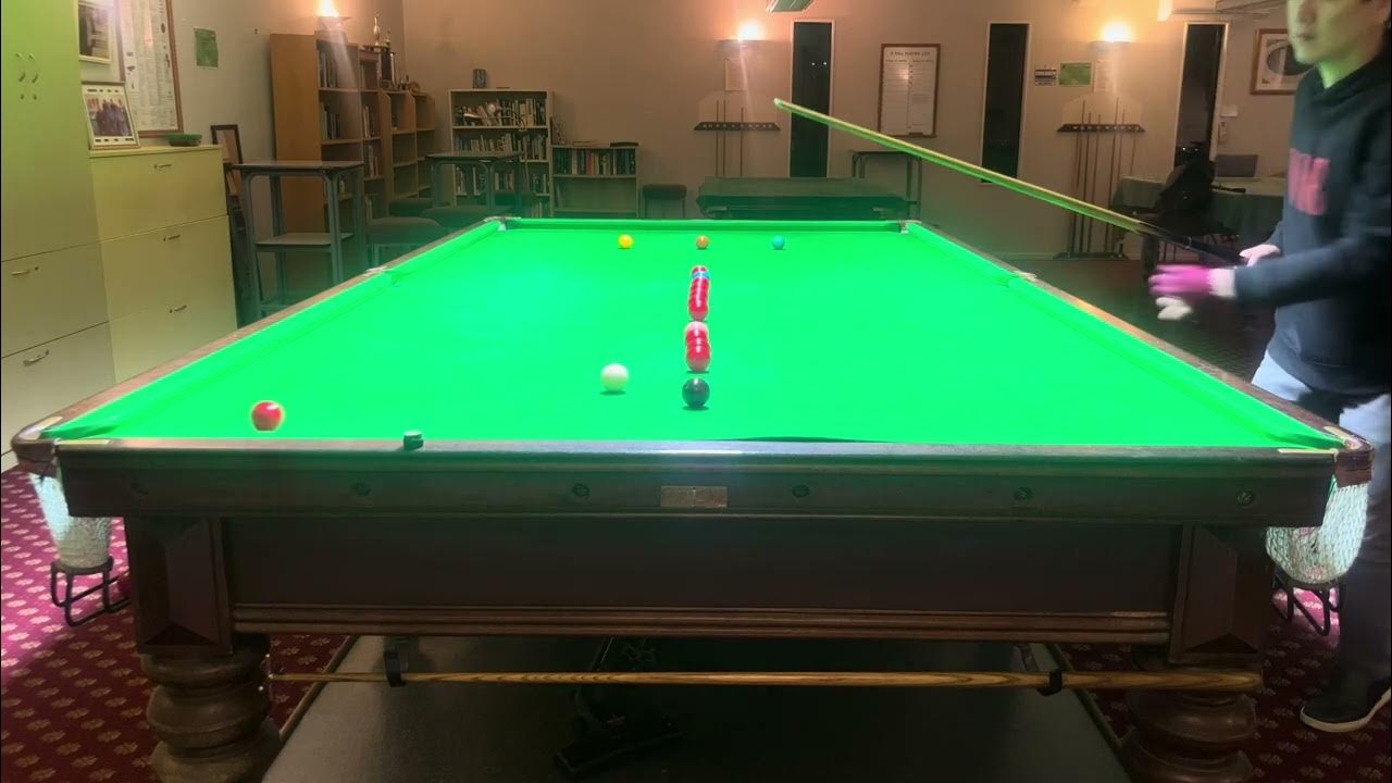 Snooker line up drill practice (Day 38) YouTube