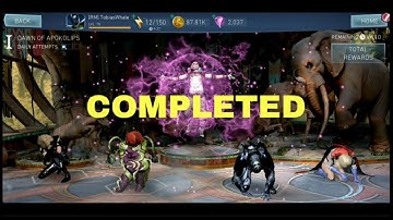Injustice 2 Mobile 4.0 - Solo Raid Dawn of Apokolips 1 - COMPLETION + REWARDS
