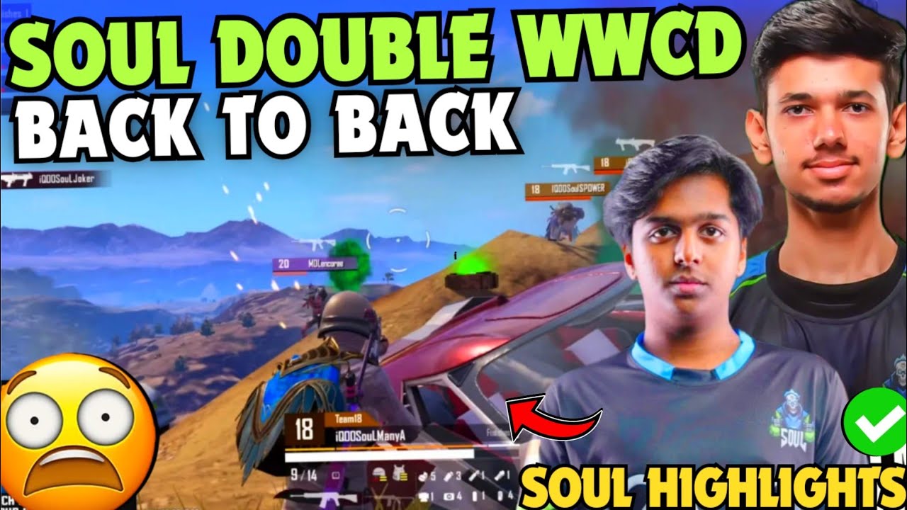 iQOOSouL Back To Back Double WWCD 😳 SouL SPOWER & NAKUL on Fire 🔥 Manya ...