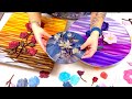  519  how to create beautiful resin flowers must watch  mixed media  acrylic pouring