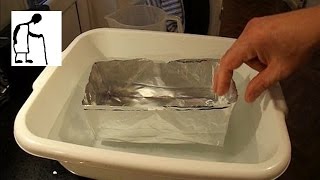 Aluminium Foil Boat 8x4x4 floats 1000gm