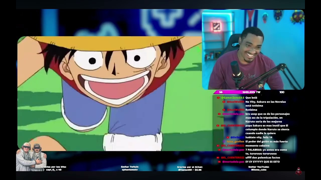 Reacción del vity smile como domar a un hater de one piece