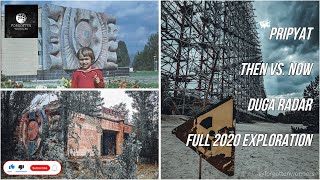 INSIDE PRIPYAT, CHERNOBYL'S GHOST CITY feat. Chernobyl dogs | DUGA Radar | Then vs. Now 2021