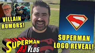 SUPERMAN's Logo REVEALED! & Villain Rumors? - AJ's Vlog