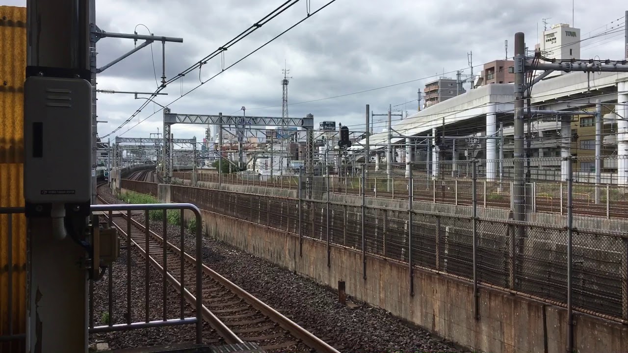 京浜東北根岸線快速大船行日暮里駅高速通過 YouTube