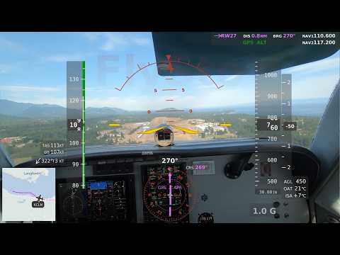 Practicing flying the MDA with the AP on an RNAV (GPS) approach.