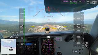 Practicing flying the MDA with the AP on an RNAV (GPS) approach.