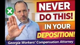 #1 rule in a deposition that most injured workers break: answer the question, and only the question