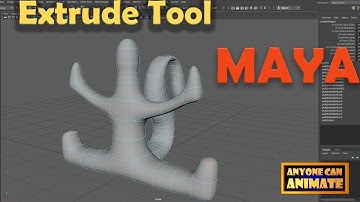 Extrude Tool Maya 2018