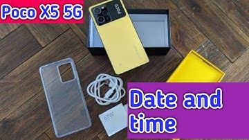 How To Set Date And Time Poco X5 5G, Set Date And Time Poco X5 5G, How To Set Date And Time Automati