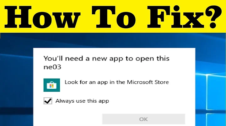 How To Fix You Will Need A New App To Open This EXE File Error - Simple Solution (100% Solved)