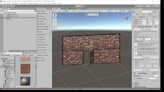 Unity, Probuilder - Create a doorway with an open/shut door..