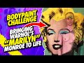 Bodypaint Challenge: Bringing Warhol’s “Marilyn” Monroe to Life