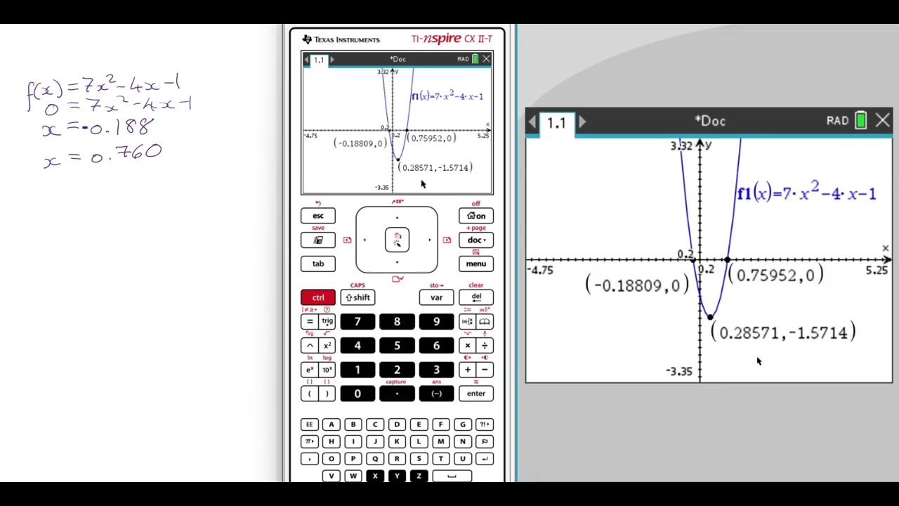Calculator skills: Graphing basics - YouTube