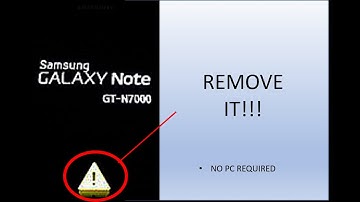 How to fix Yellow Triangle⚠️ on Samsung Note N7000 after install Custom ROM/Firmware/Root/