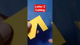 Letter Z cutting #shorts