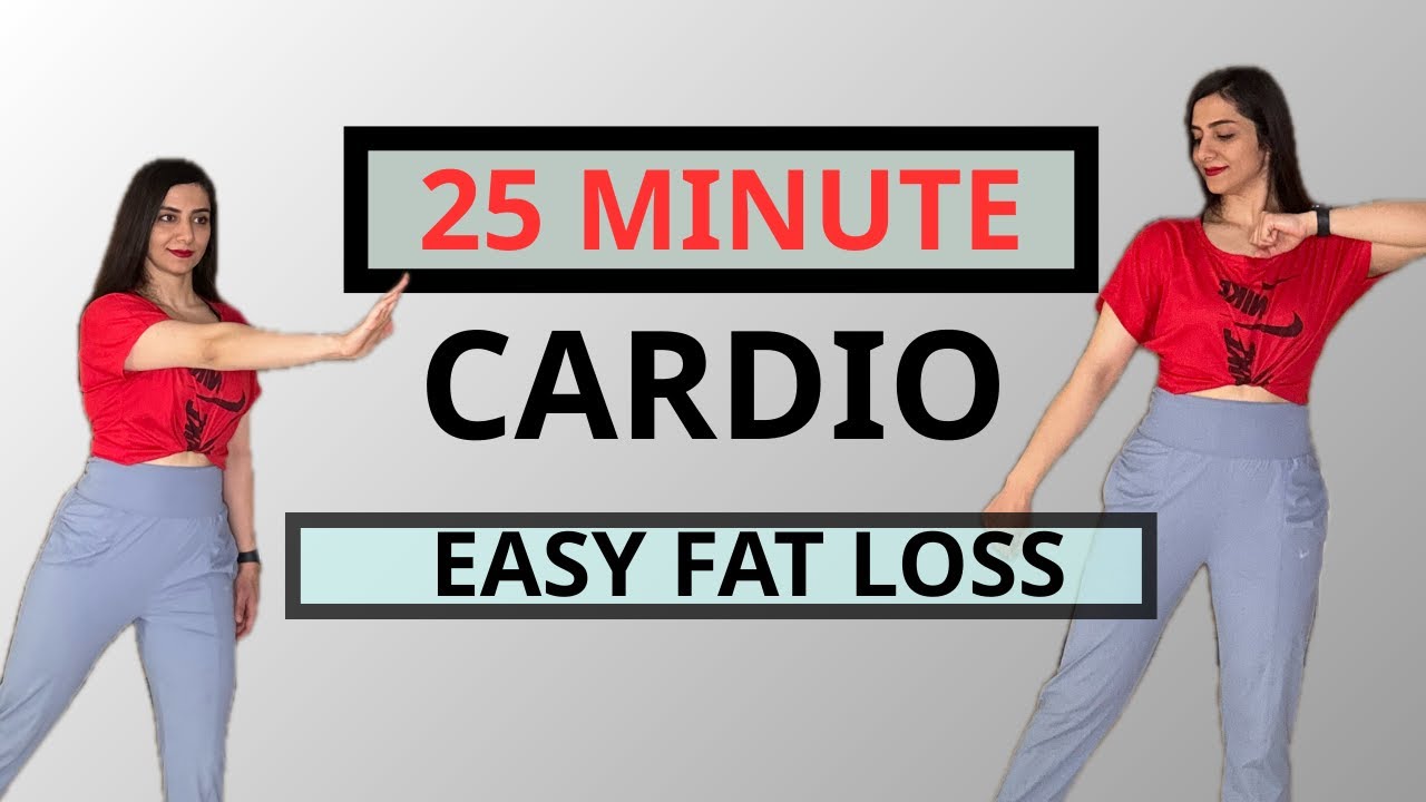 Full body fat burning workout at home 🔥no equipment 🔥cardio aerobics 🔥 ...