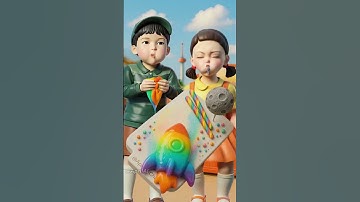 Squid Game AI Edible Slime Rocket ASMR #squidgame #squidgame2 #ai #asmr