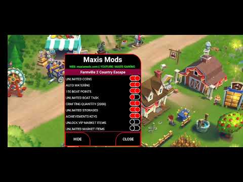 Farmville 2: Country Escape Mod / Hile Menu Unlimited Everyone FarmVille 2 Köy Kaçamağı Free Mod Apk