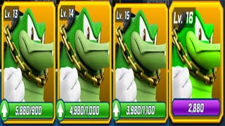 Sonic Forces - Huge Upgraded VECTOR the CROCODILE MAX Level - All 74 Characters Unlocked Gameplay