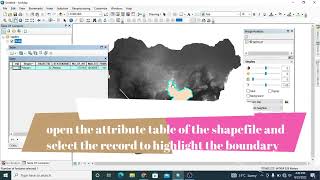 Clip Raster Using Image Analysis Tool in ArcMap | Part 2