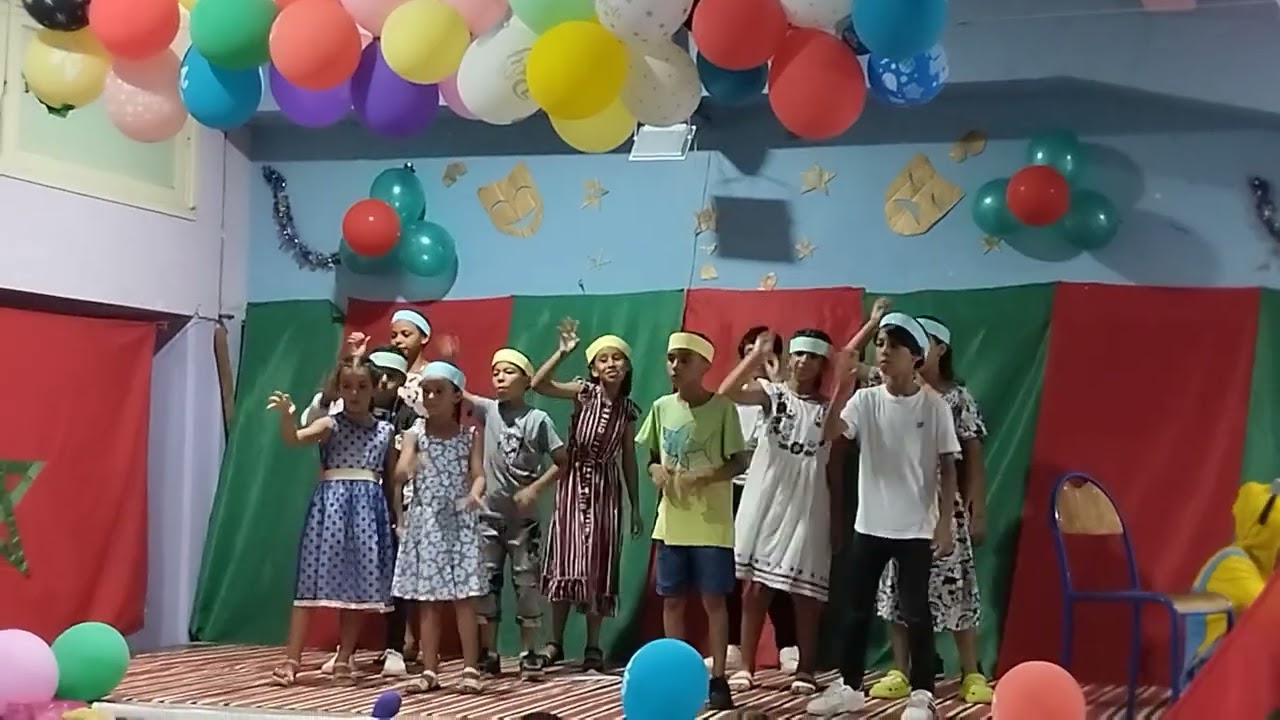 لوحة تعبيرية❤️ مخيم الرباط