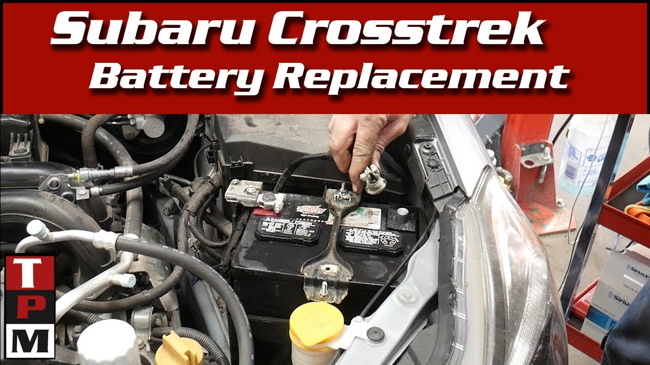 Subaru Crosstrek Battery Replacement - YouTube
