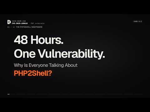 PHP2Shell: RCE Before Your PHP Code Even Runs (CVE-2026-109618 & CVE-2026-109619)