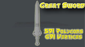 Great Sword Speed Model in Lightwave
