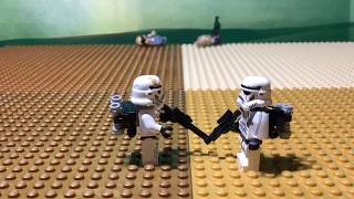 Stormtroopers meet rebels LEGO stop motion