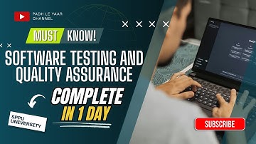 COMPLETE Software Testing and Quality Assurance in 1 Day 🚀 | Full SPPU Syllabus